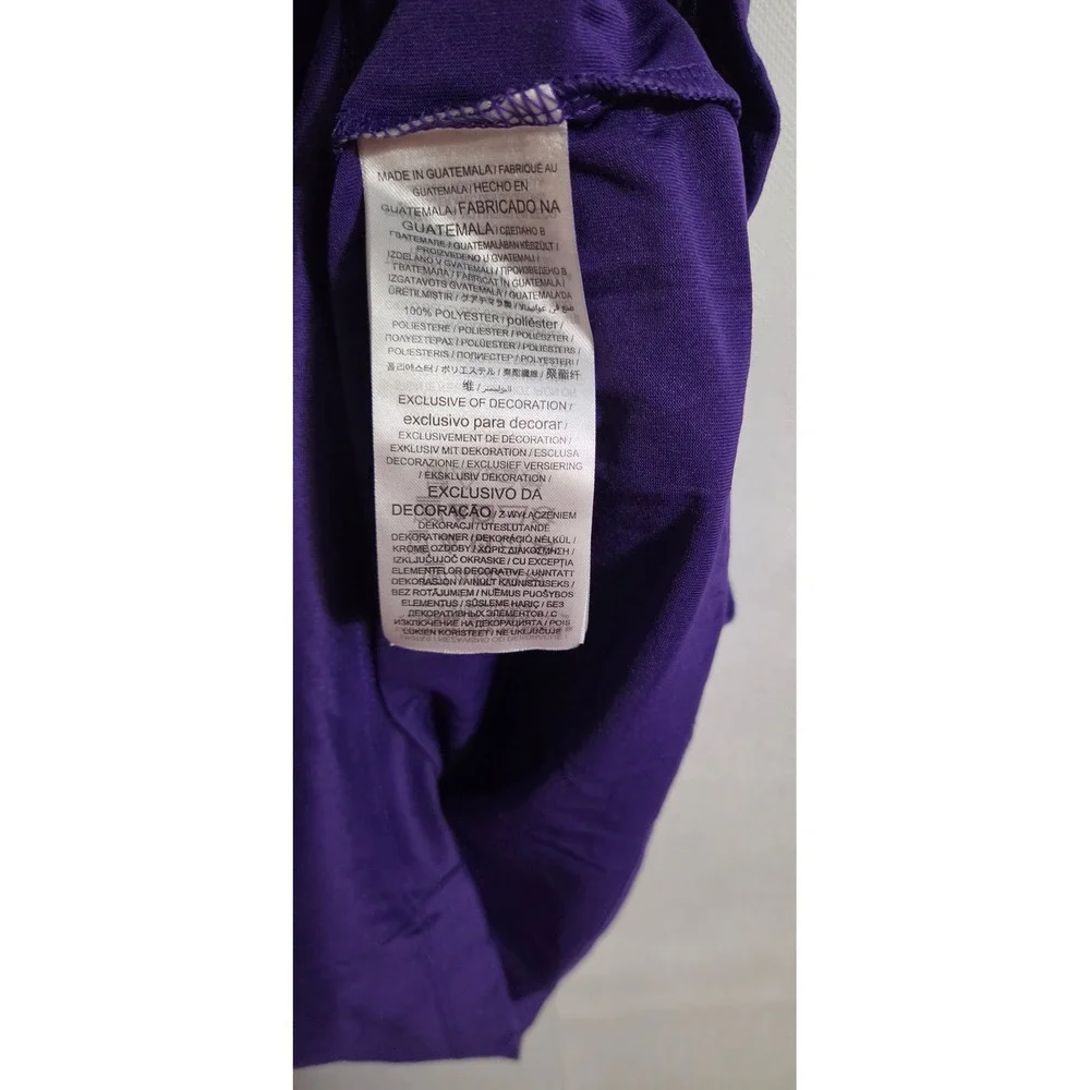 Nike T-Shirt Mens Medium Purple New Minnesota‎ Vikings Dri-FIT NFL Tee NKGK-51L